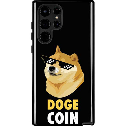 Doge Coin Crypto Galaxy S25 Ultra Impact Case